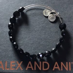 Alex and Ani Onyx Lux Beaded Bracelet